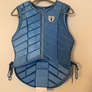 Unbranded Blue Protective Pet Vest with Front Zipper